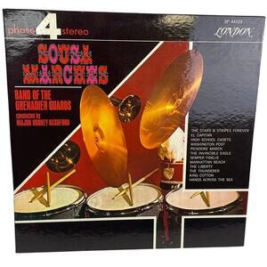 Vintage 1967 Band of the Grenadier Guards Sousa Marches Bashford LP Vinyl Record